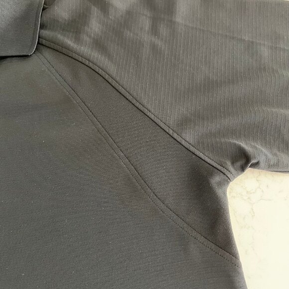 Greg Norman Athletic Sporty SS 3 Button Polyester Golf Polo Shirt Black Sz M - Picture 5 of 11